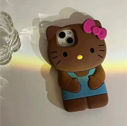 Kawaii Kitty Bow iPhone Case