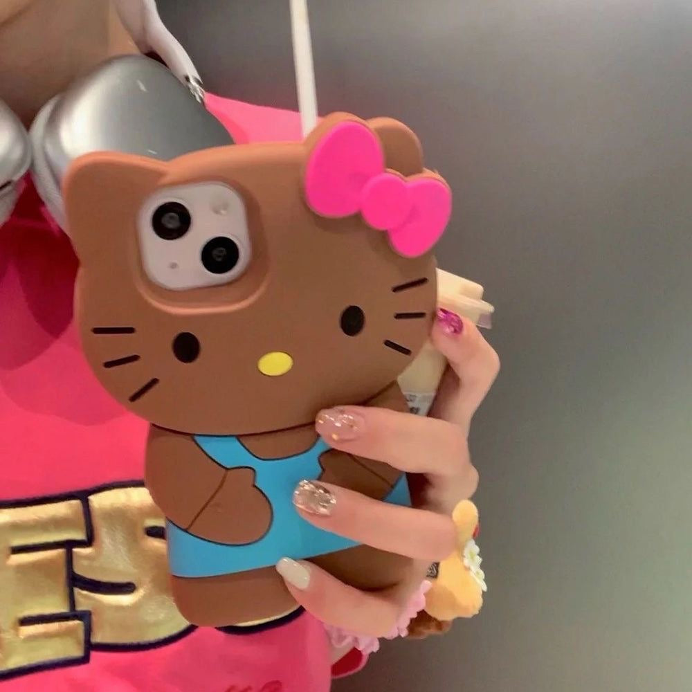 Kawaii Kitty Bow iPhone Case