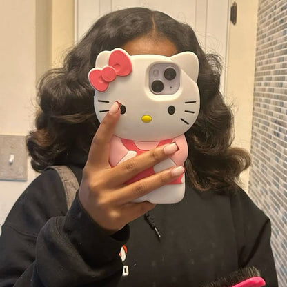 Kawaii Kitty Bow Phone Case